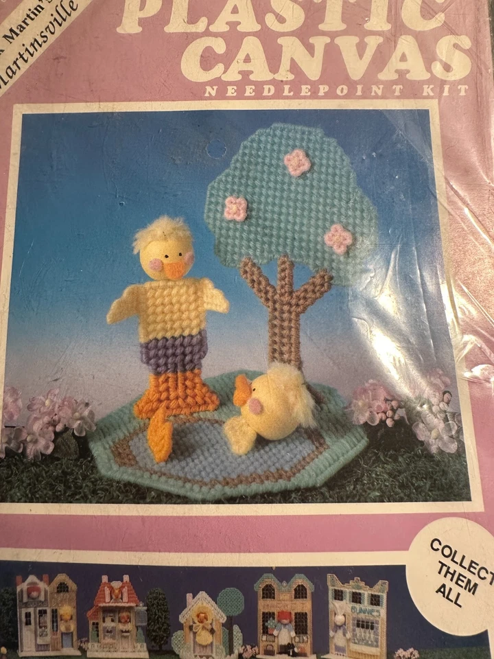 Needlepoint 3D Kit Dick Martin's "MARTINSVILLE" Easter Town  #606 NEW - Image 2 of 4