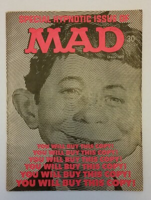 Mad Magazine December 1965 #99 Hypnotic issue. Good cond. Vintage. Collectible.