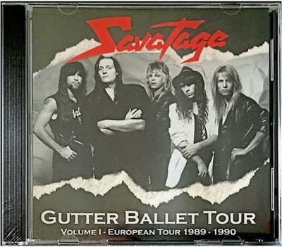SAVATAGE Gutter Ballet Tour Volume I European Tour 1989 1990 Import CD SEALED