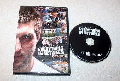 Tim Tebow DVD Everything In Between Football Inspirational - We Combine Shipping