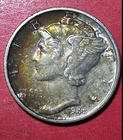 1940S US Mercury SILVER Dime "San Francisco" Mint! AU! Old US Coin!