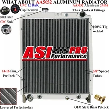 2Row Aluminum Radiator for 2005-2008 Hino 238 258 268 338 16400E0070 16400E0230;