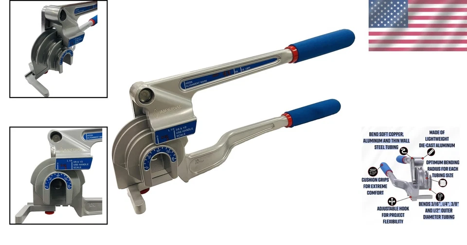 Heavy-Duty Tube Bender with 180-Degree Triple Head - Image 2 of 4