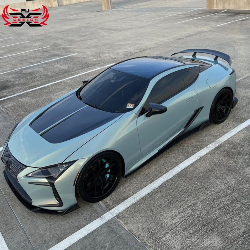 Fit For Lexus LC500 LC500H Front+Rear Canards Side Fender Trims