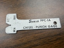 Snap-on Tools Ppc-1a Chisel Punch Gage Vintage Usa Snap-on Tools Ppc-1a Chisel Punch Gage Vintage Usa