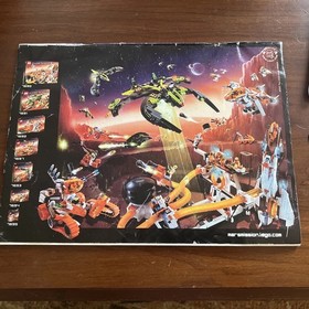 LEGO Mars Mission 7691 ETX Alien Mothership Instruction Manual only used