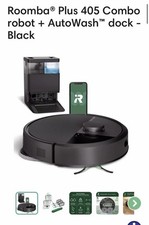Roomba Plus 405 Combo robot + AutoWash™ dock Black- Brand New Sealed - RRP £600