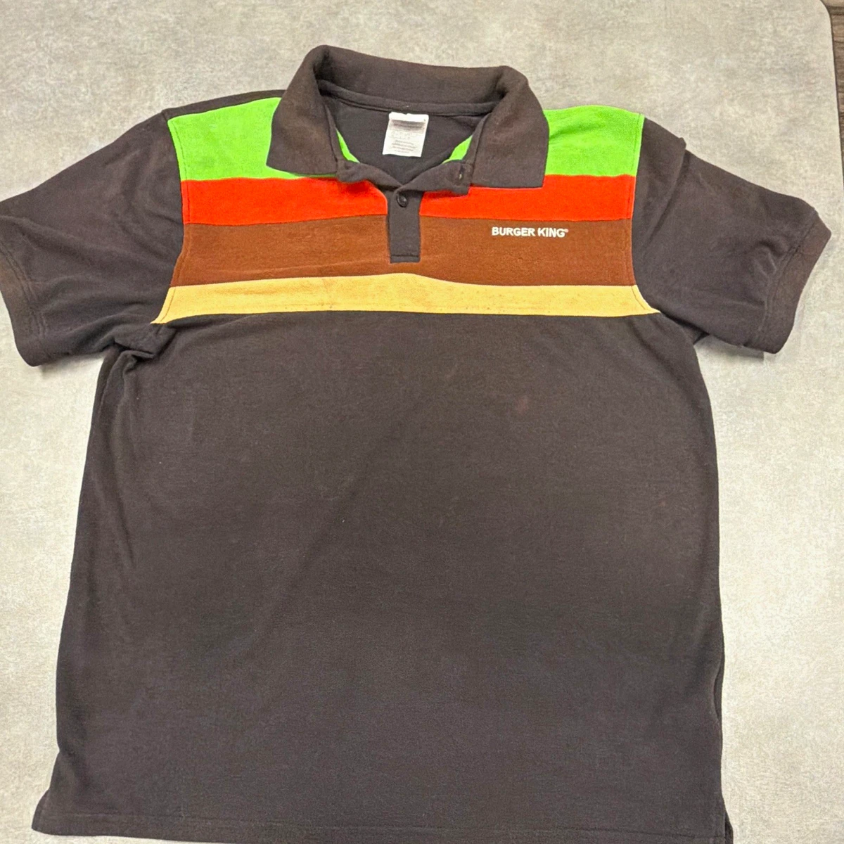 ヴィンテージ　BURGER KING パーカー ブラック Mサイズ burger king shirt products for sale | eBay