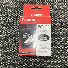 Canon Genuine BC-02 Black Inkjet Ink Cartridge for BJ/BJC Series  MultiPASS
