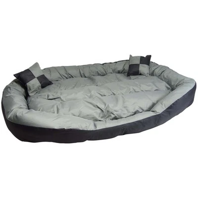 HOSSI'S WHOLESALE Tierbett Hundebett Hundekissen XL 150x120x25cm gross weich Wendekissen waschbar