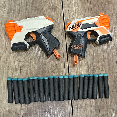 NERF MicroShots Strongarm   2x Blaster + 20 Schaumstoff-Darts,