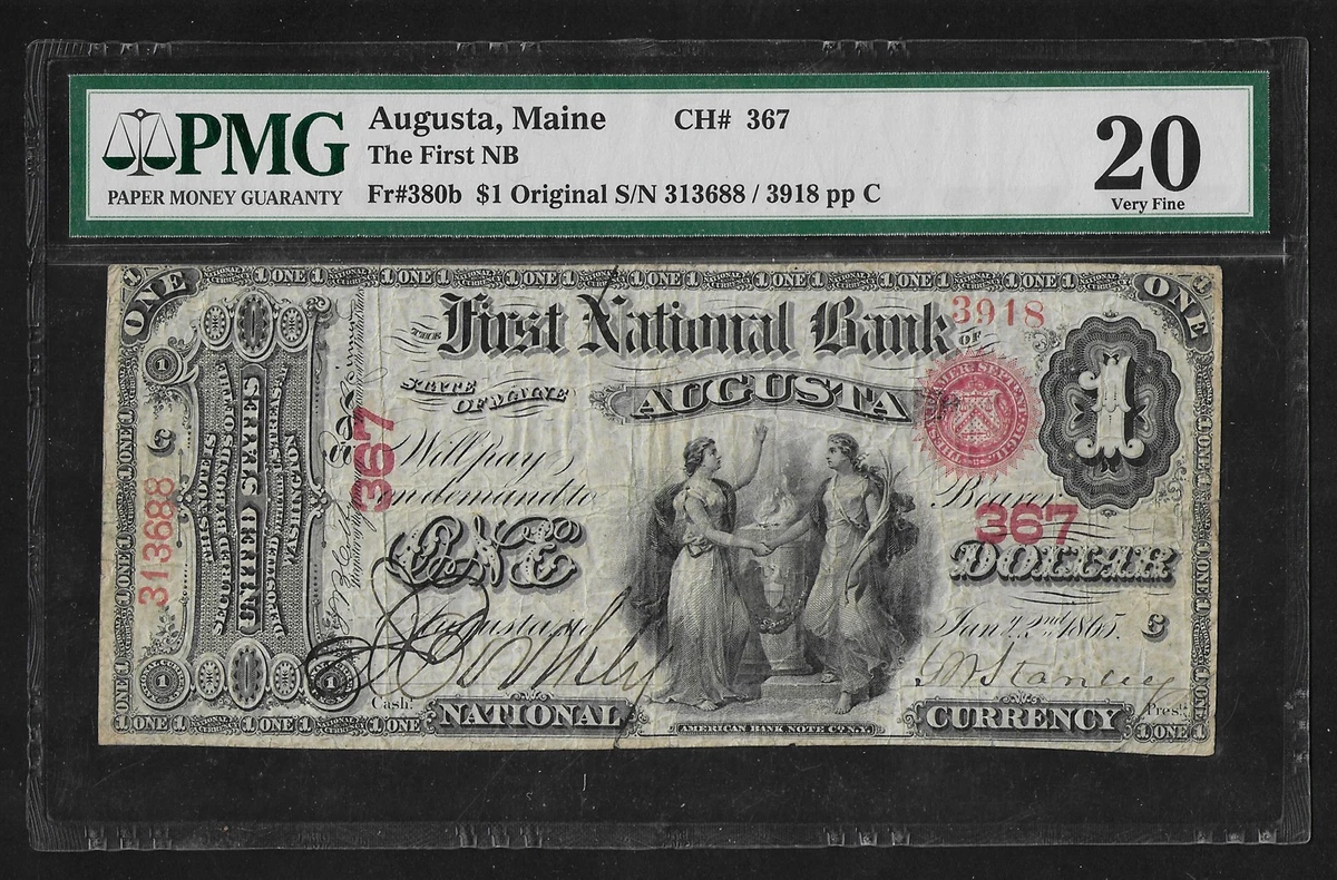 Circulated $1 US National Banknotes for sale | eBay