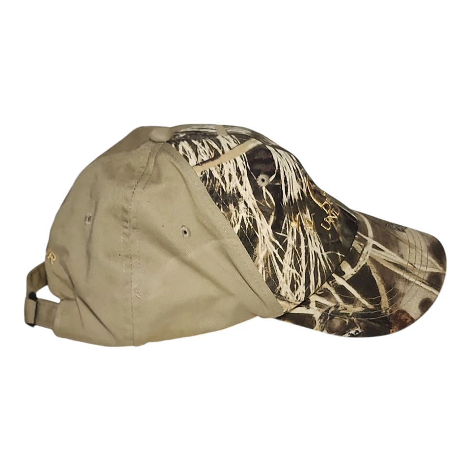 Ducks Unlimited Camouflage Adjustable Strapback Hat Cap Hunting DU Leader - Image 3 of 4