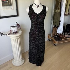 VTG Karen Kane Floral Maxi Dress Women’s Size Small