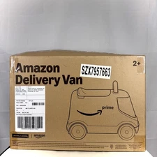Amazon Delivery Van Ride on Toy for Kids / Blue Toddler Ride on Toy / New