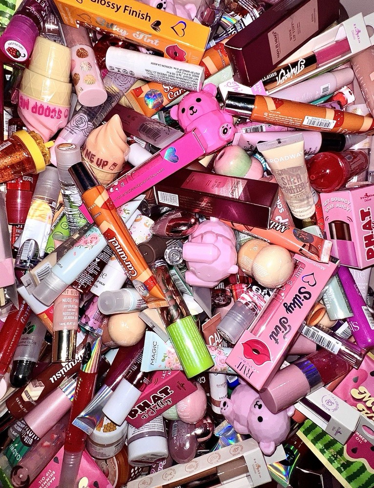 10-Piece Mystery Lip Gloss & Makeup Bundle 10-Piece Mystery Lip Gloss & Makeup Bundle