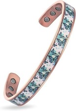 Pulsera de Cobre para Hombre y Mujer, 99,9 Cobre Puro