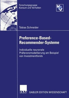 Preference-Based-Recommender-Systeme Tobias Schneider