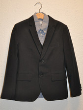 Kommunionanzug Kommunion Anzug v. Weise, Gr. 134 Hemd, Weste, Krawatte, dkl-blau