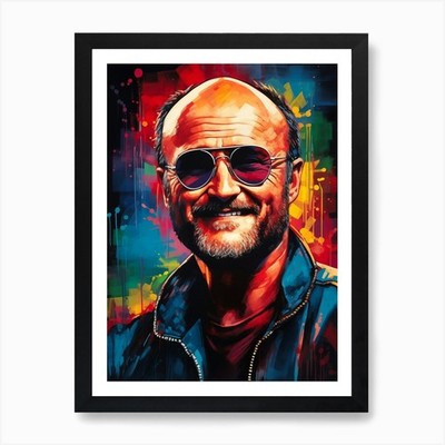 Phil Collins Kunstdruck gerahmt Wandbild Poster Leinwanddruck Bild