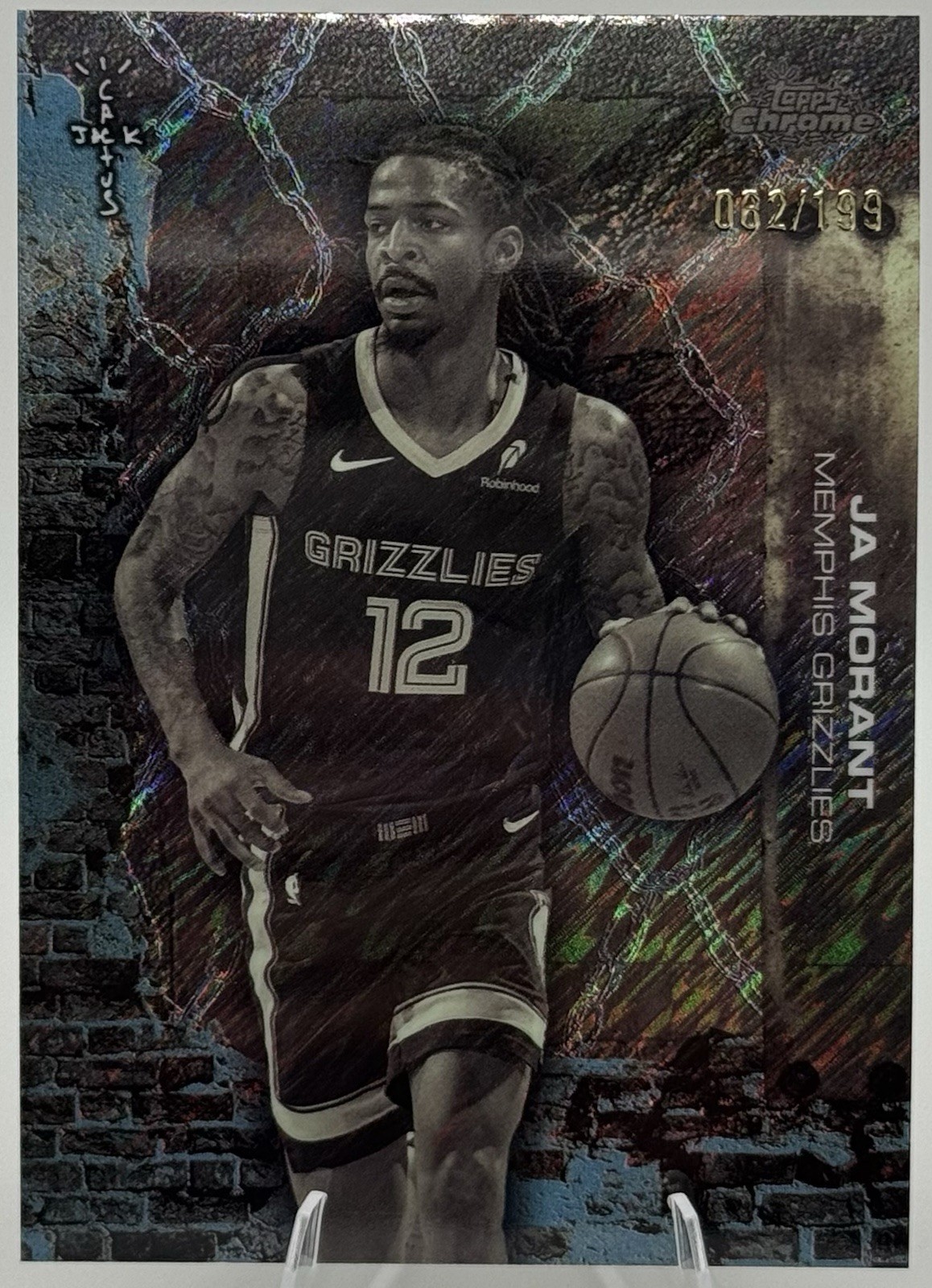 2025-26 Topps Chrome Cactus Jack Ja Morant Grizzlies #56 /199