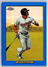 2020 Topps - Turkey Red 2020 Chrome Juan Soto #TRC-95 Blue Refractor /50