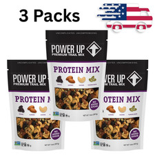 3 Packs - Power Up Trail Mix Protein Mix 14oz, Gluten Free, Vegan, Non-GMO 6.09 per gallon