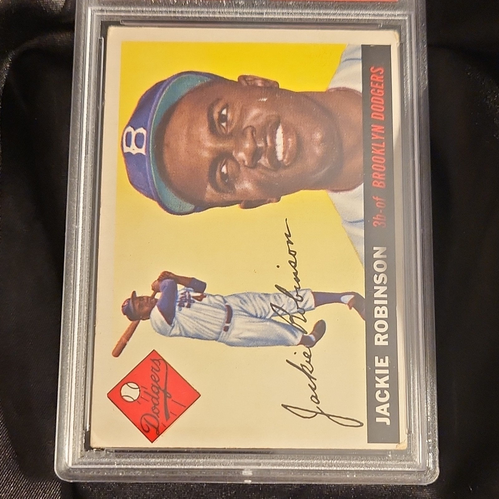 Vintage Single - Jackie Robinson 1955 Topps #50 PSA 2.5 Good+ ⚾🔥 view 4
