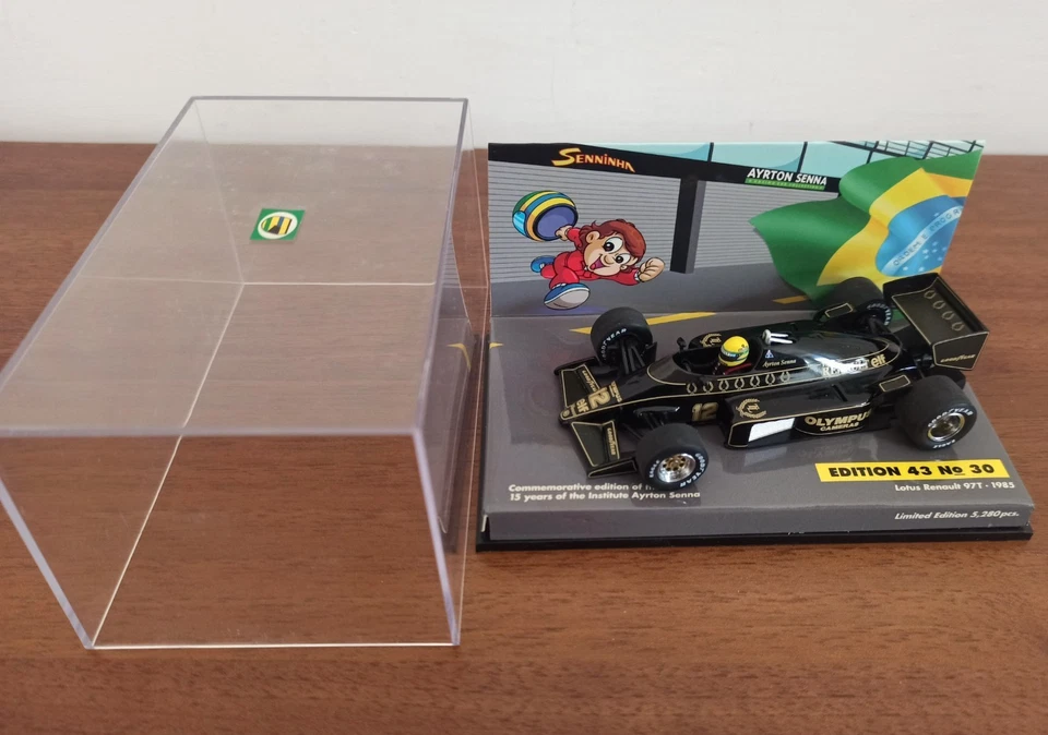 F1 Lotus Renault 97T A.Senna 1985 Minichamps 1/43 - Immagine 2 di 4