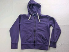 Polo Ralph Lauren Fleece Lined Full Zip Women's Small Purple Hoodie