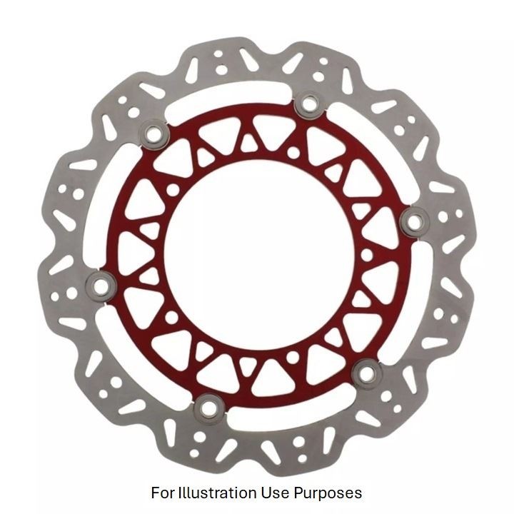 EBC Floating Vee Rotor Front Red Hub - VR2102RED