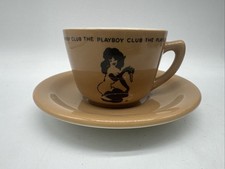Rare VTG 1960s THE PLAYBOY CLUB 2pc. Set  1 Espresso Cup & Saucer Jackson China