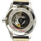 Alpina AL525X4S6 Automatic Watch 44mm Silver Dial Black Leather Unused #S-101