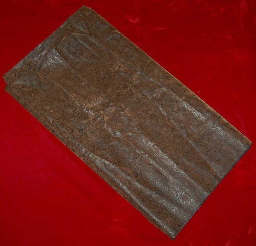 Vintage Embossed Faux Leather Southwestern Floral Pattern 250 x 54 10,4 Yard - Afbeelding 2 van 6