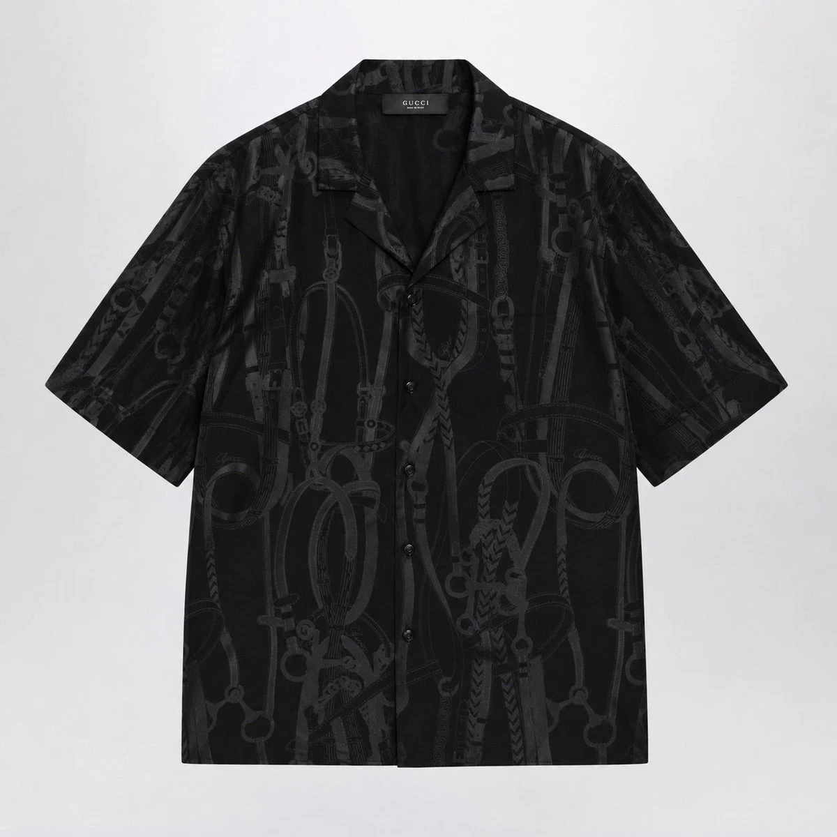 Gucci Long Sleeve Black Shirts for Men for sale | eBay