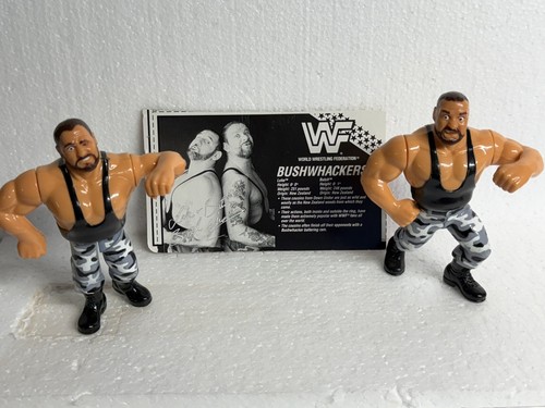 WWF Hasbro The Bushwackers Figures 1991 Hasbro Tit...