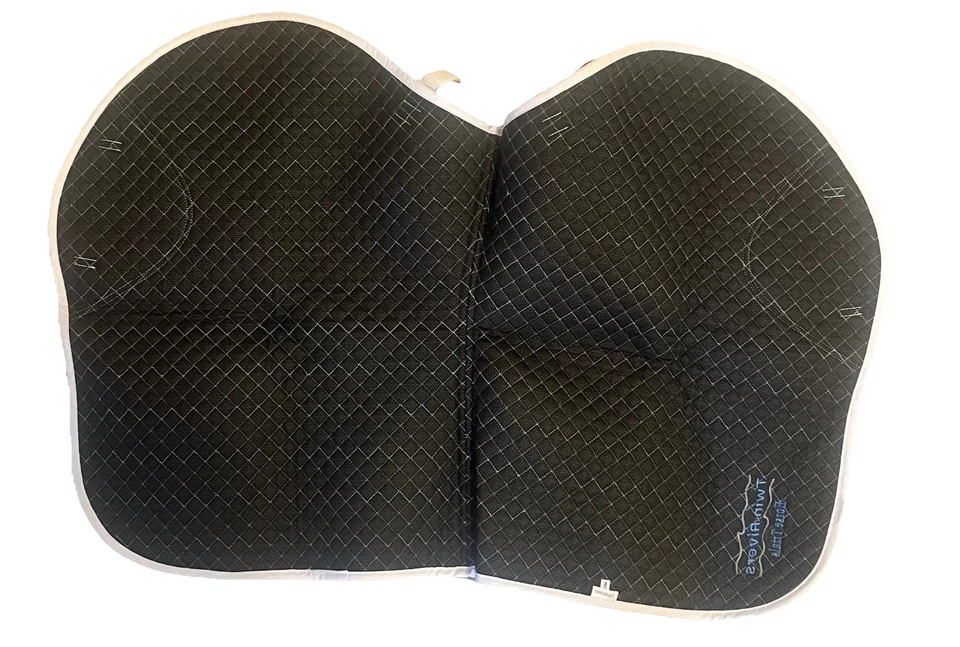 Almohadilla de salto VenTech Professionals Choice almohadilla de silla de montar inglesa blanca EP510-WHI Foto 4 de 4