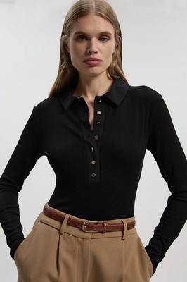 Karen Millen Body Damen Relaxed Luxe Tops