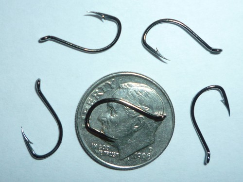 VMC OCTOPUS BEAK HOOKS - BULK - YOUR CHOICE OF SIZES - 9299 - BLACK NICKEL - Picture 4 of 23