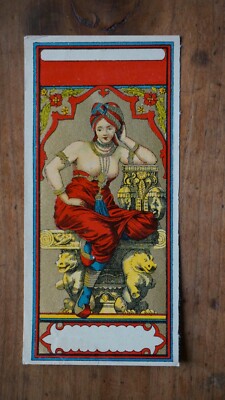 CHROMOLITHOGRAPHIE - WERBEETIKETT VOR DEM BRIEF - 1900er Jahre 
