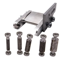 Steel Small Wheel Holder for 2x72" belt grinders & A Set of 5 Small Wheels