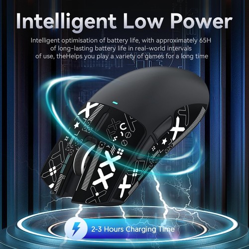 ATTACK SHARK X11 Gaming Mouse PixArt PAW3311 ,BT/2.4G Wireless/Wired, 22000 DPI - Picture 33 of 55