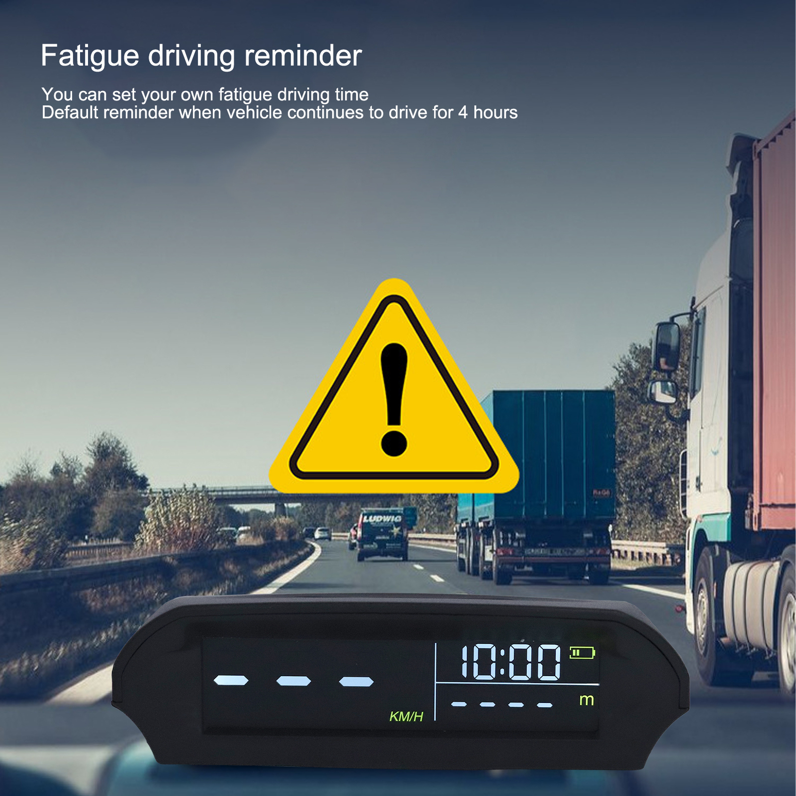 Universal Auto HUD Head UP Display Multifunctional Projector GPS Speedometer XXL - Picture 7 of 12