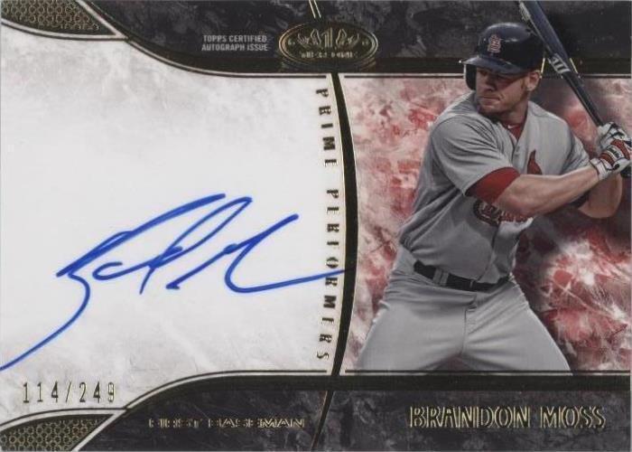 2016 Topps Tier One - Brandon Moss #PP-BMO - 1 of 1