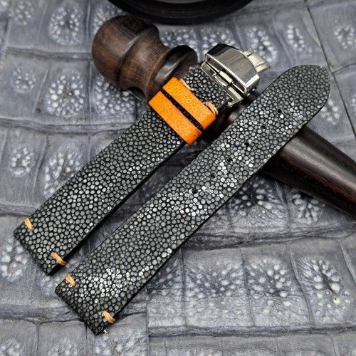 20mm/18mm Exotic Leather Watch Band Vintage Collection Minimalist Style