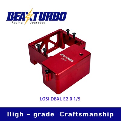 BeaxTurbo CNC Aluminum7075 Servo Mount & Reciever Case For Losi DBXL-E 2.0 1:5