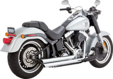 Vance & Hines Harley Softail 86-17 Bigshots Staggered Chrome PCX Full Exhaust