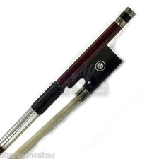 Sky New 4/4 Full Size Violin Bow Carbon Fiber Double Eye Abalone-Brown Straight