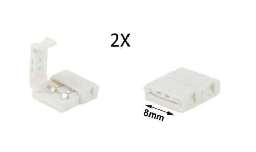 2X Steckverbinder Streifen LED 10 8 MM 5050 3528 RGB Schließen Spule Beitreten - Bild 4 von 4