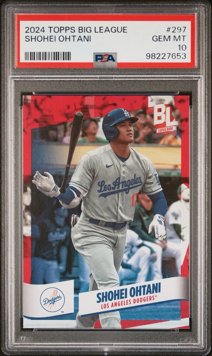大谷翔平 2024 TOPPS BIG LEAGUE GEM MINT 10 2024 Topps Big League #297 Shohei Ohtani PSA 10 Super Rare